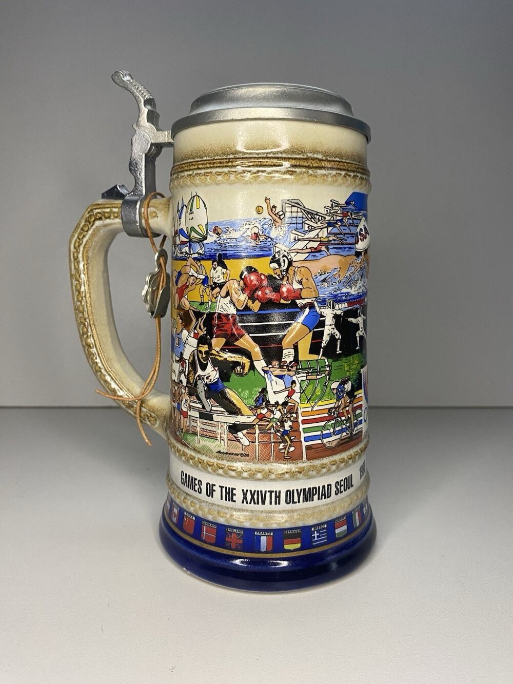 Anheuser-Busch 1988 Seoul Olympic Summer Games Stein Limited Edition - Mint